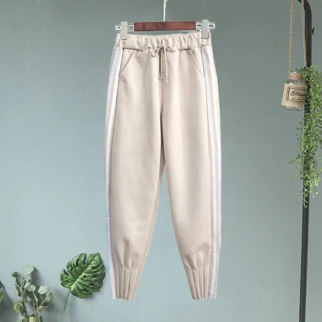 Soft Suede Harem Pants