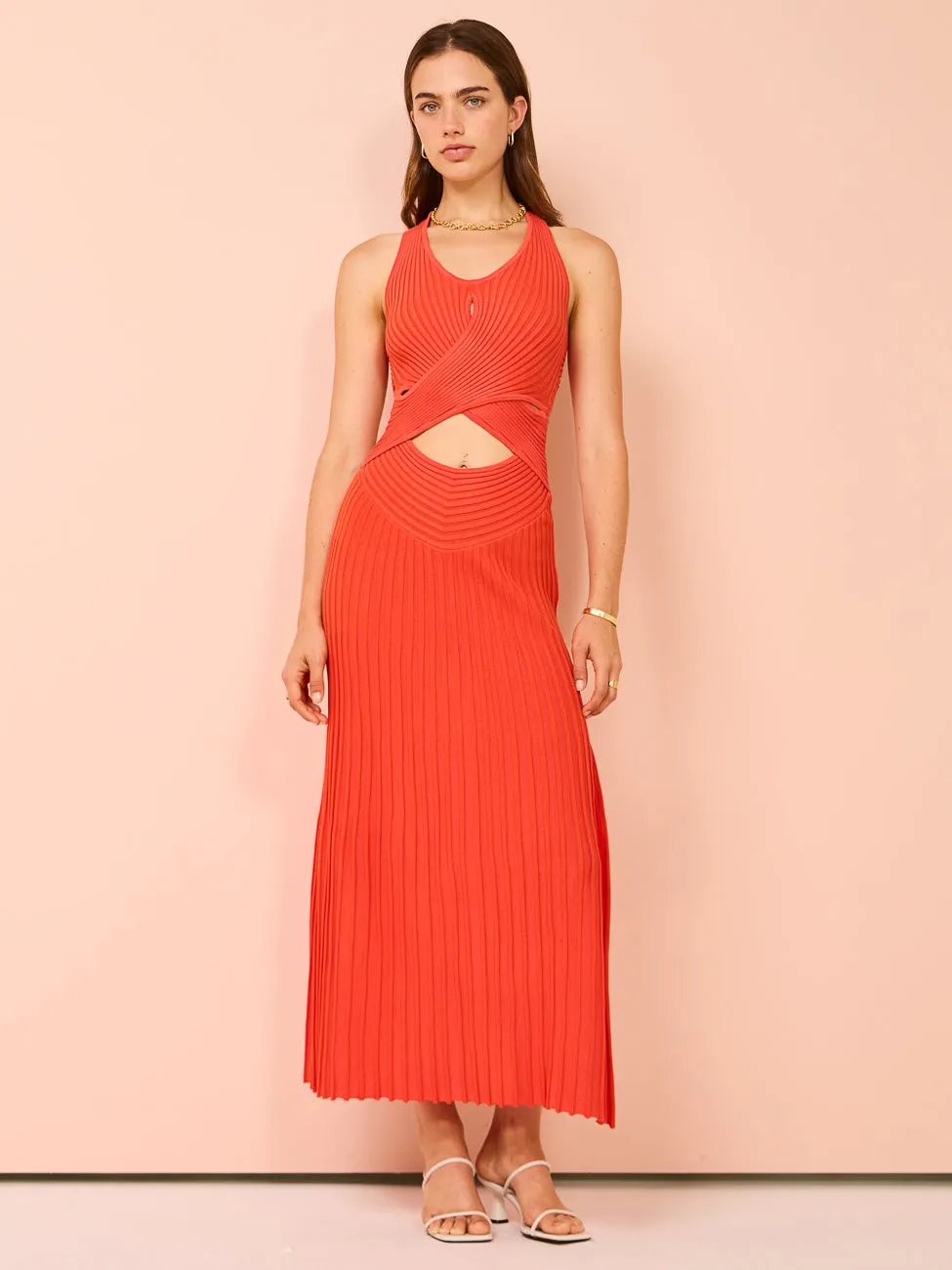 Sovere Cleo Maxi Dress in Mink