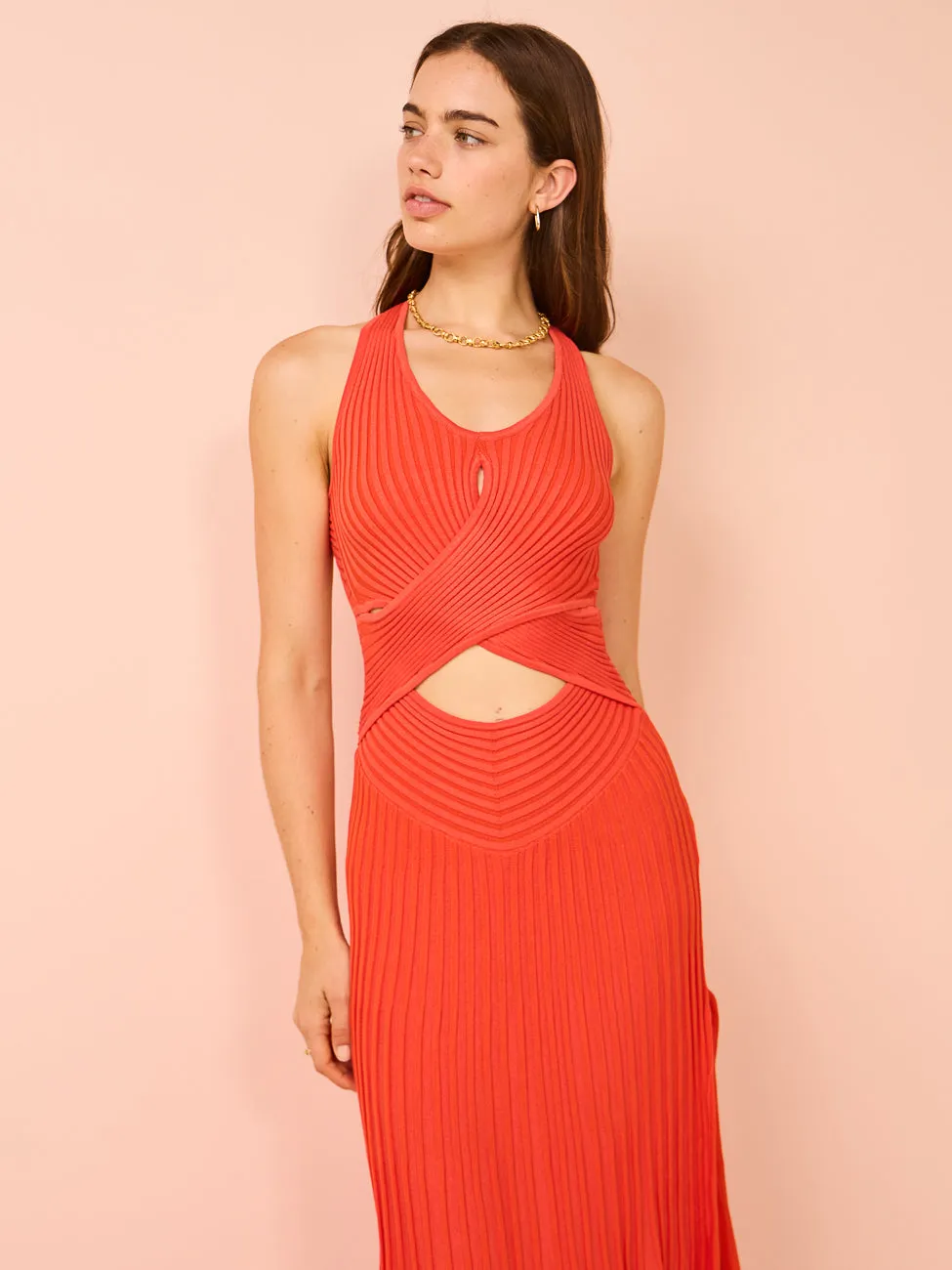 Sovere Cleo Maxi Dress in Mink