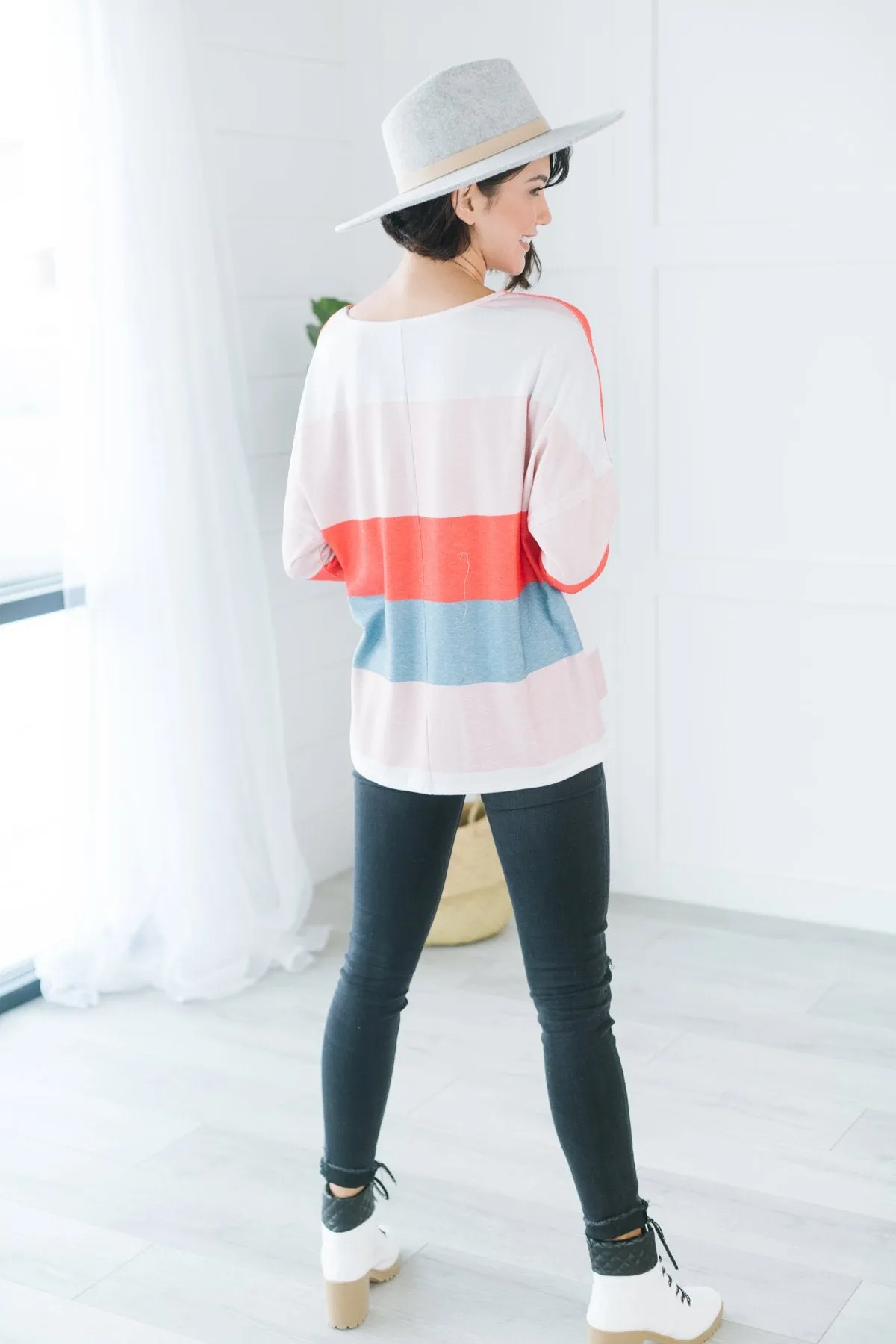 Spring Colorblock Pullover