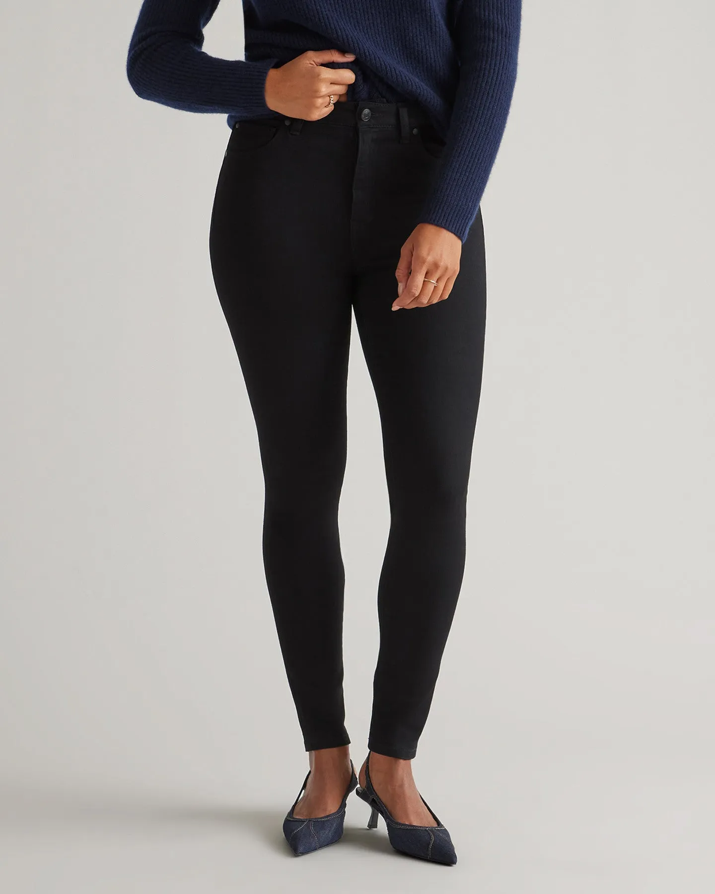 Stretch High Rise Skinny Jeans
