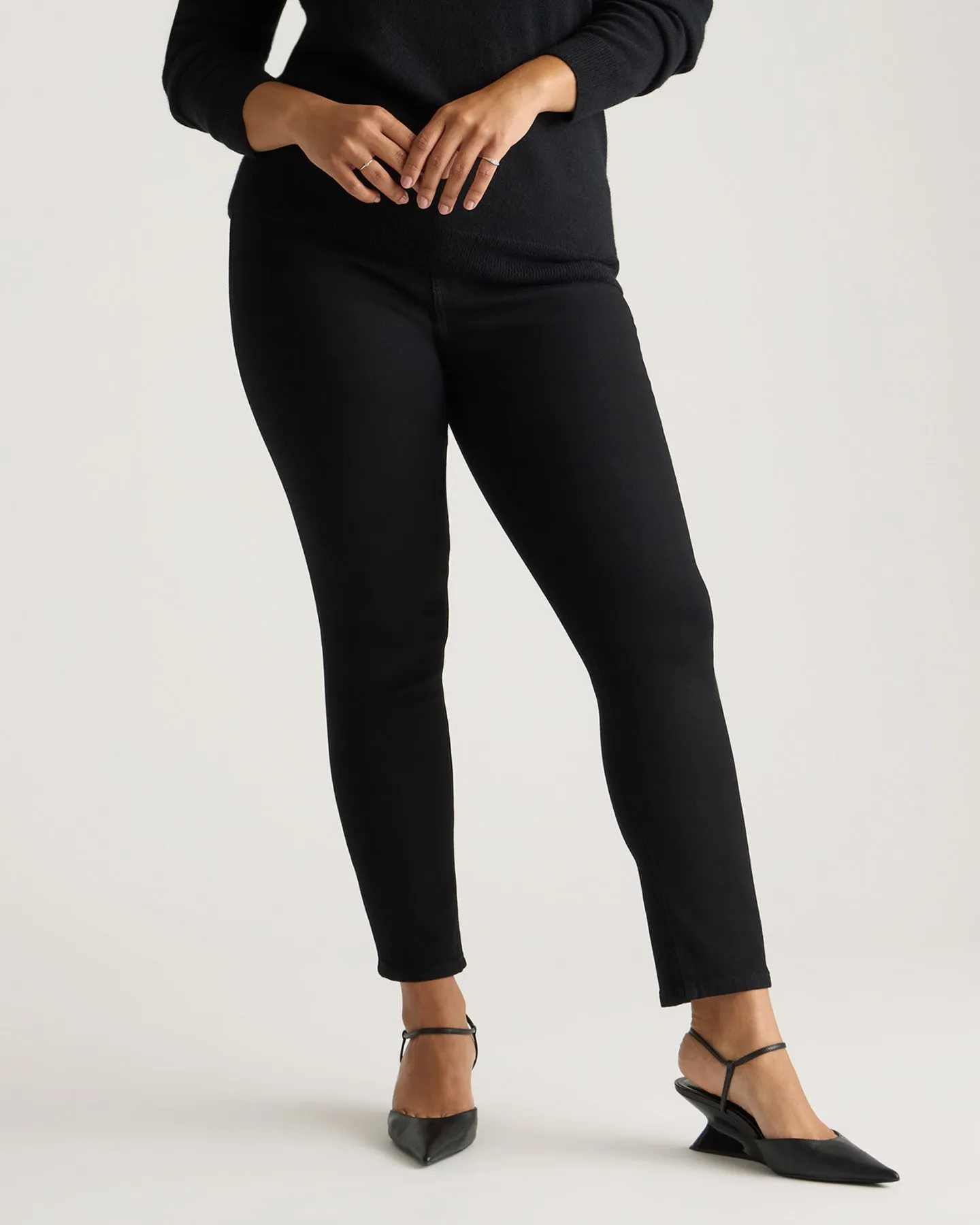 Stretch High Rise Skinny Jeans