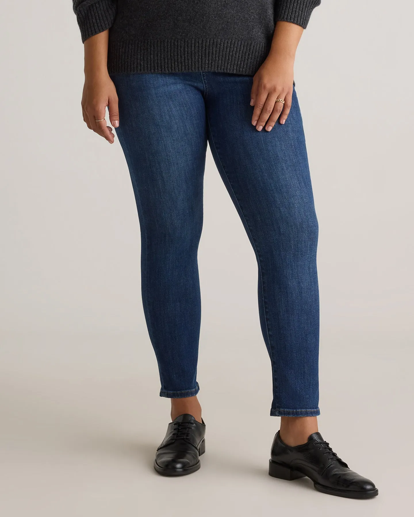 Stretch High Rise Skinny Jeans