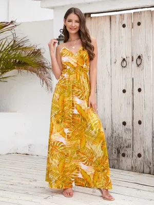 TastyHottie - Leilani Breezy Floral Spaghetti Strap Maxi Dress