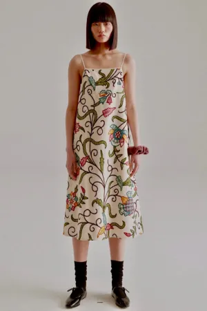 Unisecon - Lena Dress: Cream Multi