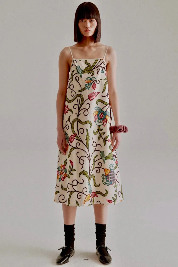 Unisecon - Lena Dress: Cream Multi