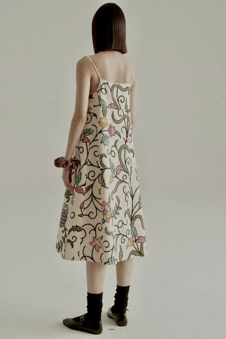 Unisecon - Lena Dress: Cream Multi