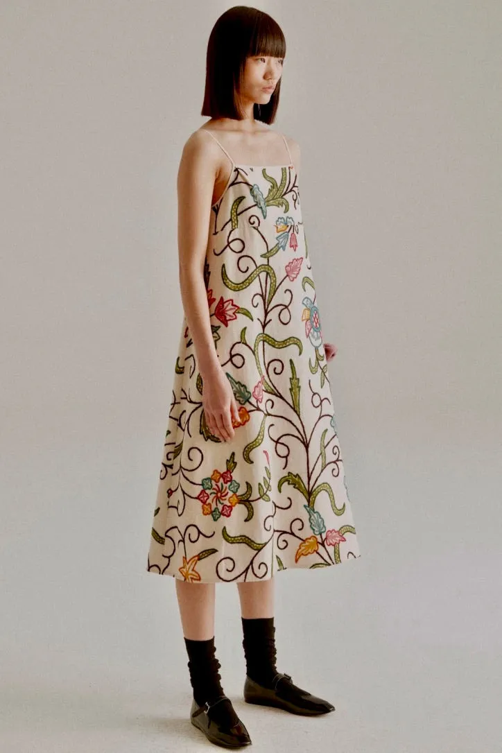 Unisecon - Lena Dress: Cream Multi