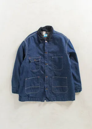 Vintage 1960s Sears Blanket Lined Denim Chore Coat Size XL/2XL